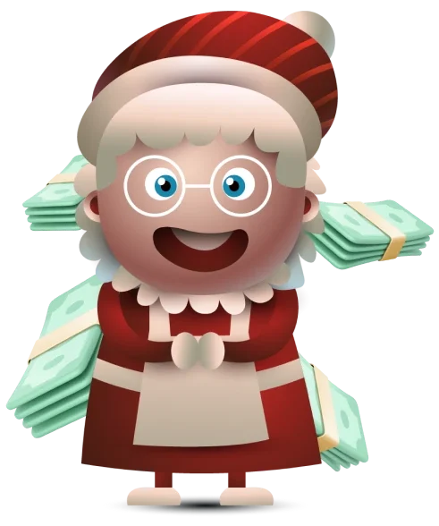 Character With money image.