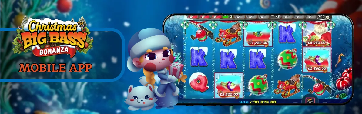 Christmas Big Bass Bonanza Mobile image.