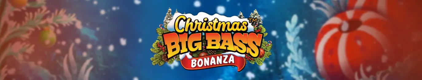 Christmas Big Bass Bonanza Wide Banner.