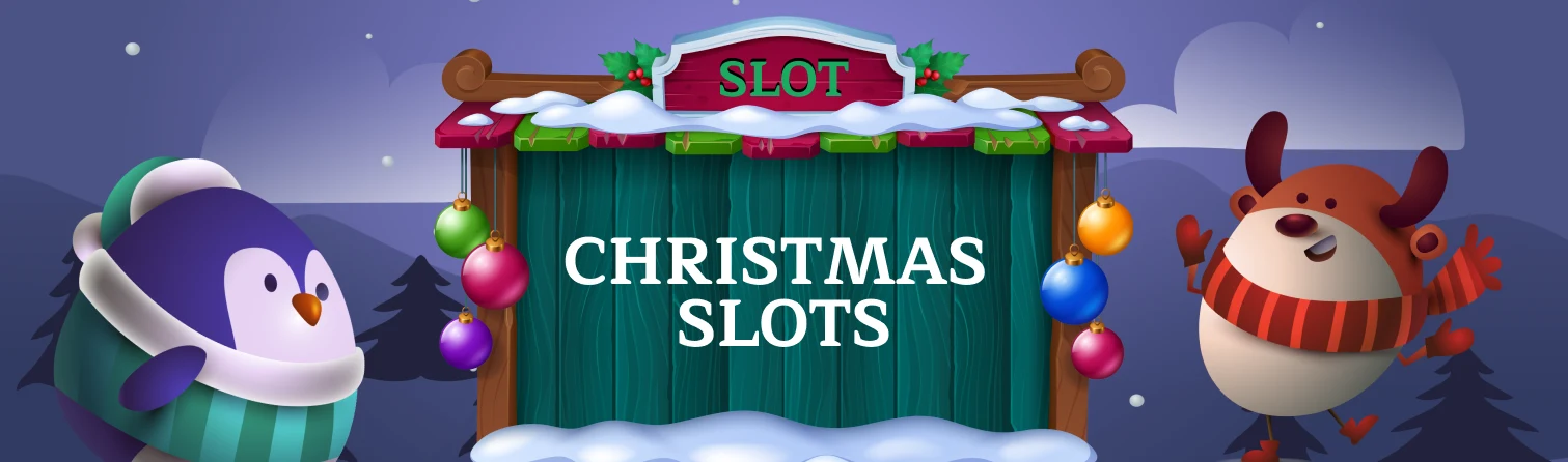 Christmas Slots Banner.