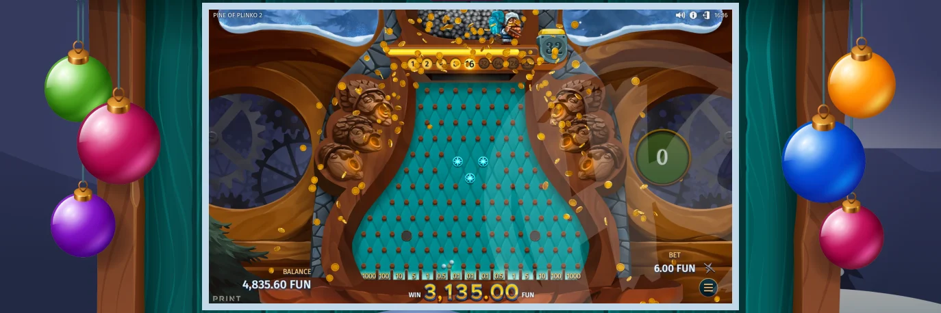 Pine of Plinko 2 Plinko Bonus.